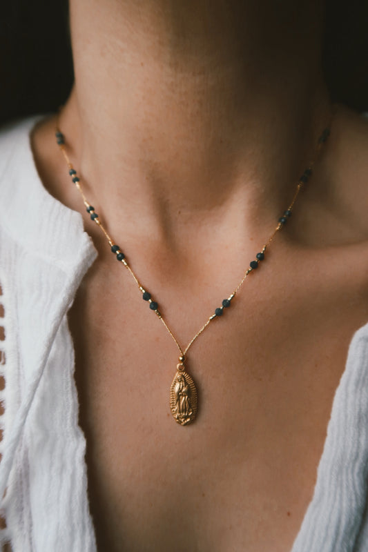 Collar Liberté Agata Azul