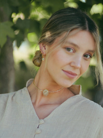 Choker Praya Cuarzo Rutilado