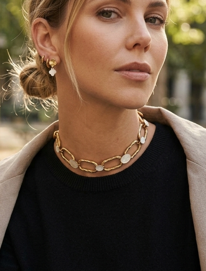 Collar Aura Nácar