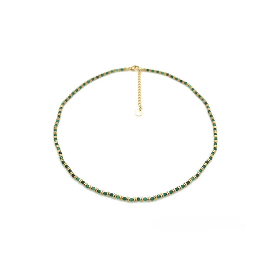 Collar Ana Ónix verde