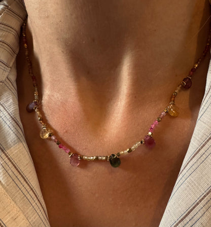 Collar Split Rosa