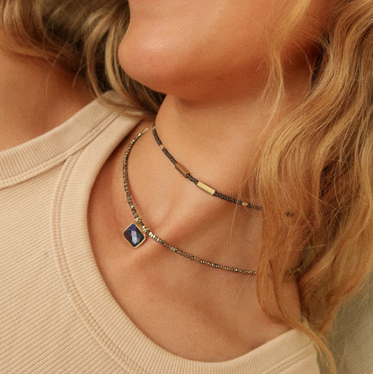 Collar Lara Labradorita