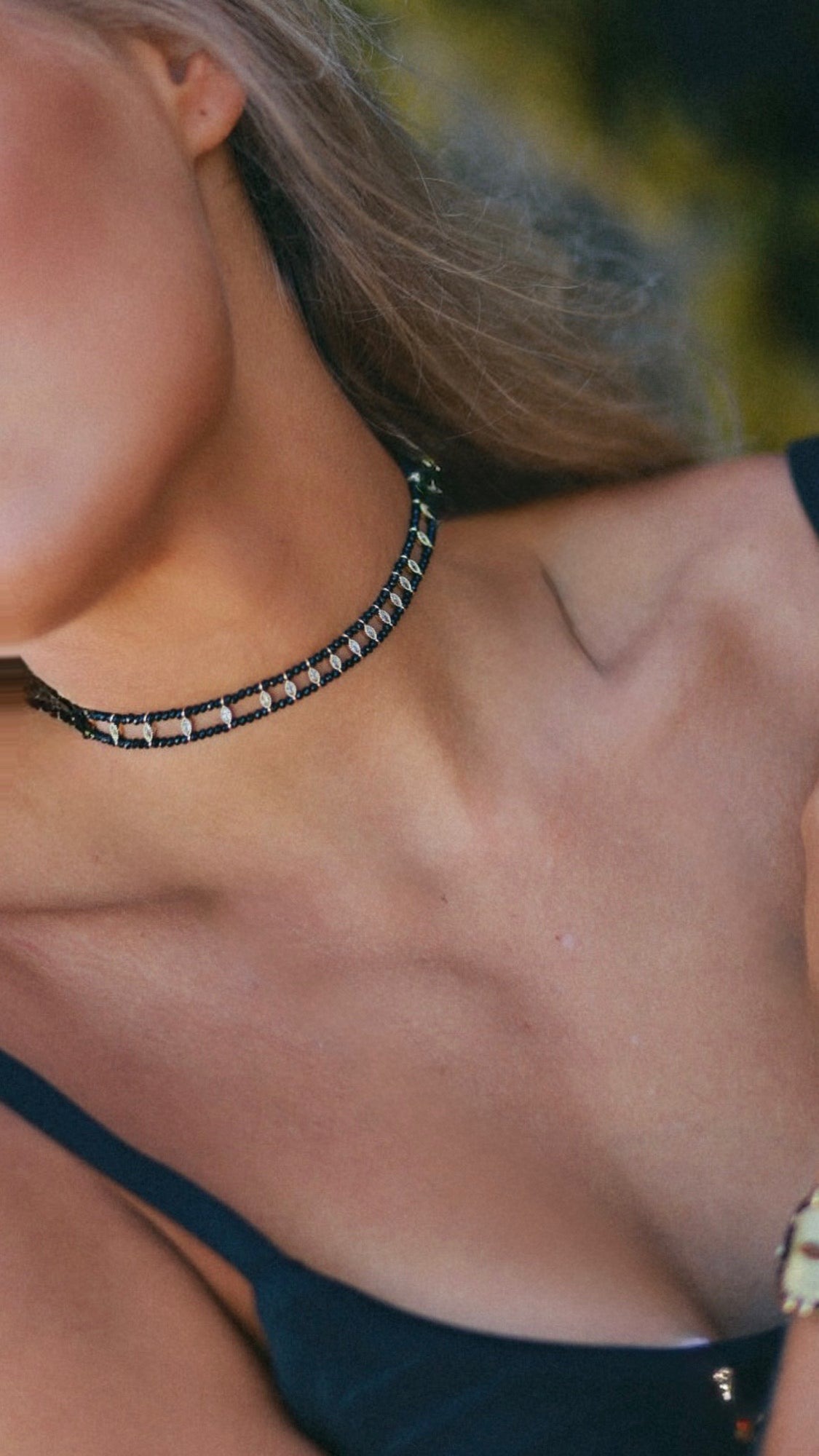 Choker Maya Ónix
