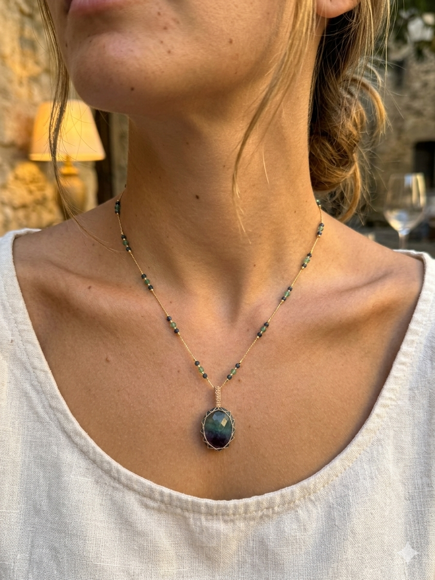 Collar Jaipur Fluorita