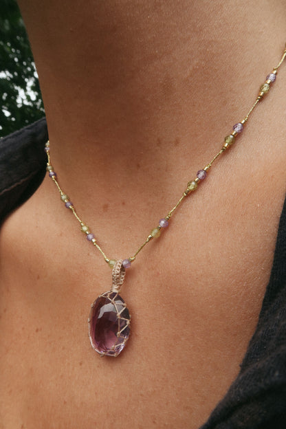 Collar Jaipur Amatista Corto #2