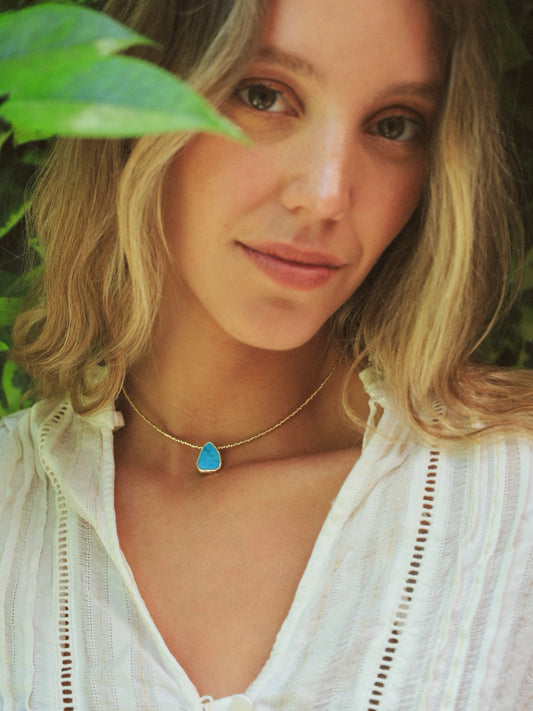 Collar Gaia Turquesa
