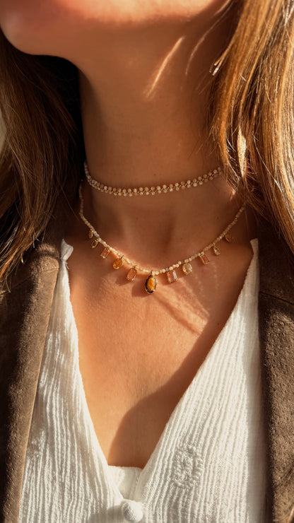 Collar Niza Ojo de Tigre