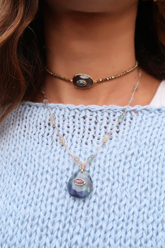 Choker Rania Fluorita