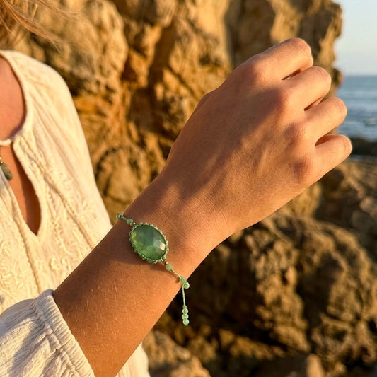 Pulsera Jaipur Apatita Turquesa