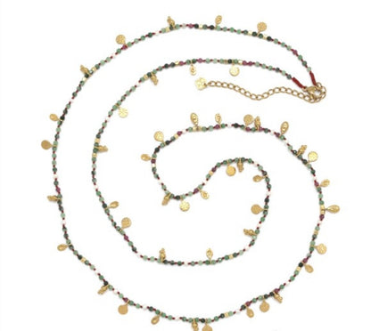 Collar Amelia Rubí Zoisita