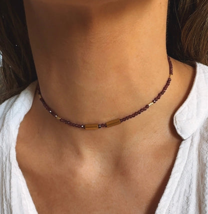 Collar Pedro Granate