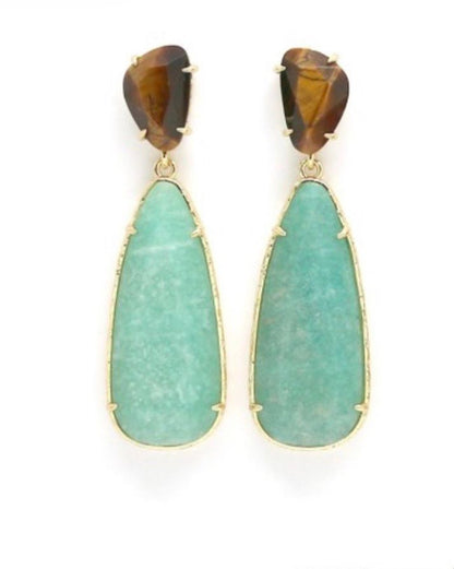 Aros Brise Amazonita