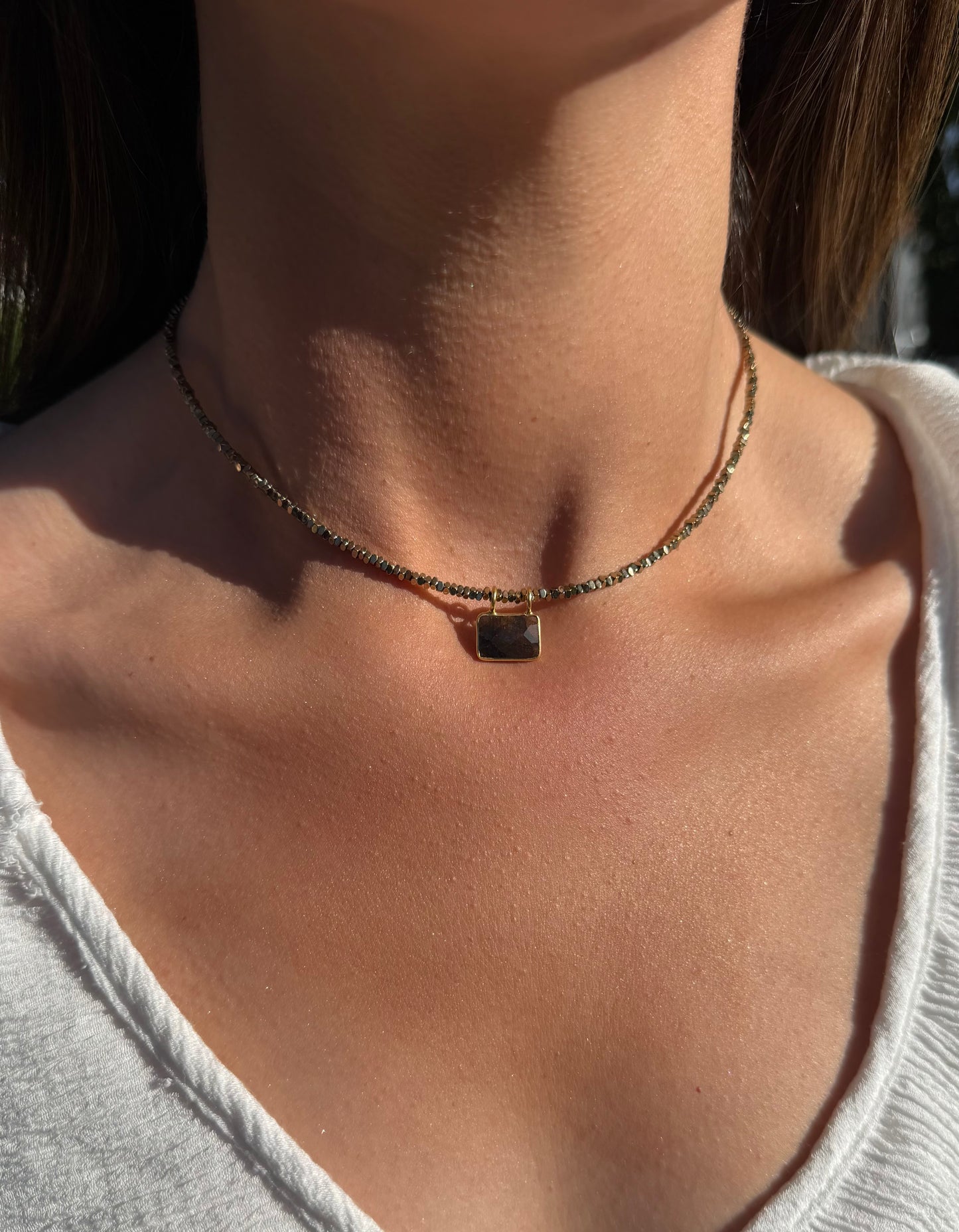 Collar Lara Labradorita