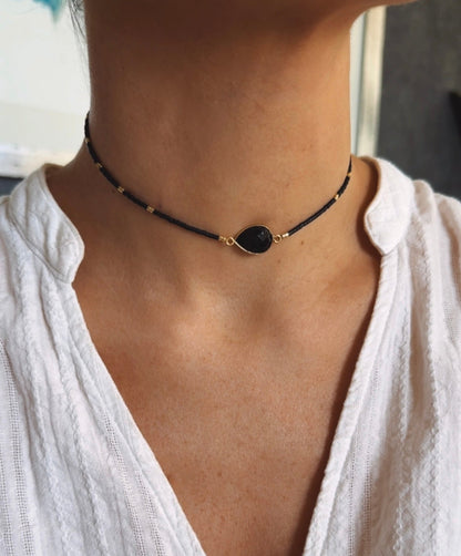 Choker Leo Ónix