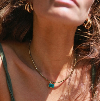 Collar Lara Raíz de Esmeralda