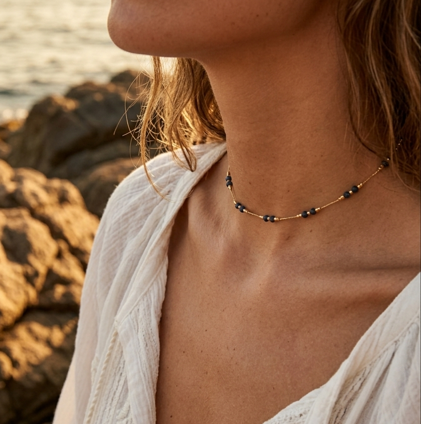 Choker María Ónix