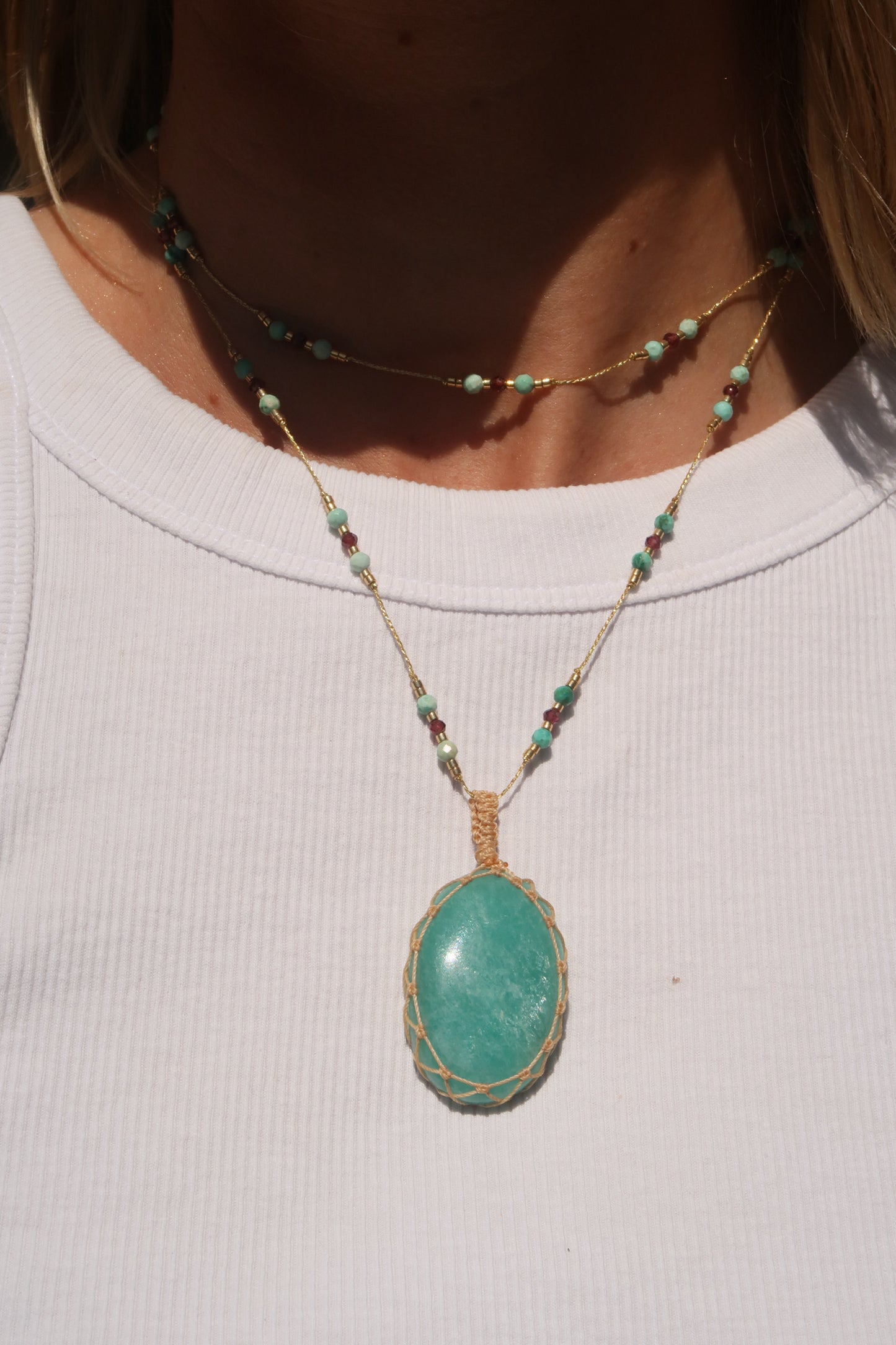 Collar Jaipur onix verde