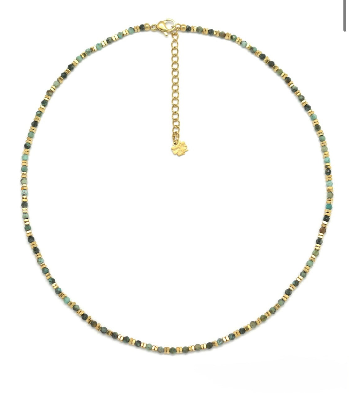 Collar Ana Turquesa Africana