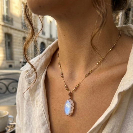 Collar Jaipur Moonstone