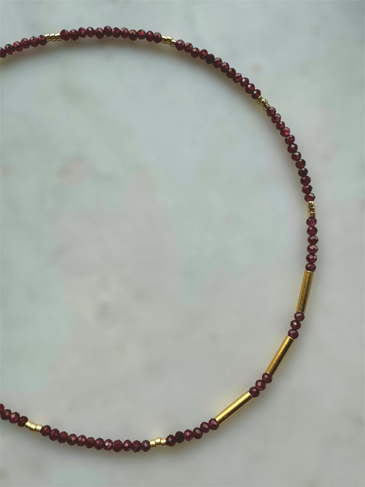 Collar Pedro Granate