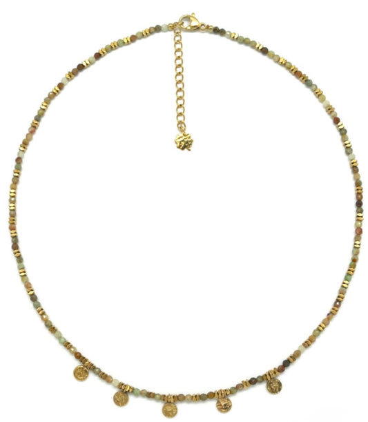 Collar Bonheur Tsavorita