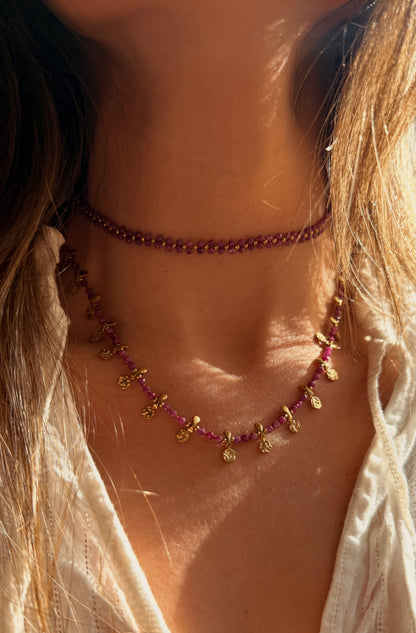 Collar Charlotte Raíz de Rubí