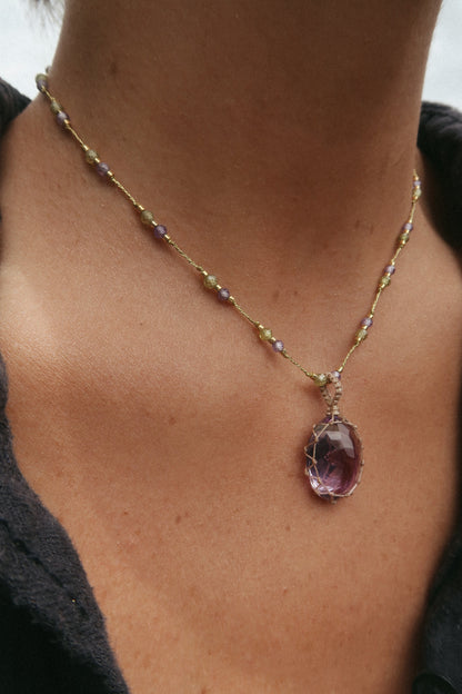 Collar Jaipur Amatista Corto #2
