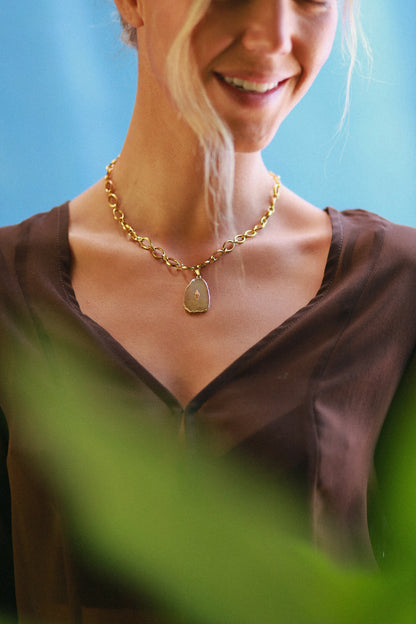 Collar Praga Cuarzo Rutilado