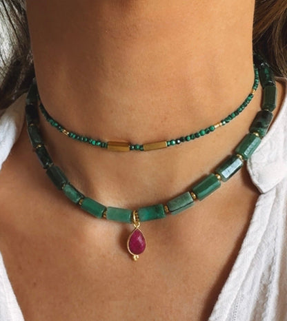 Collar Pedro Malaquita