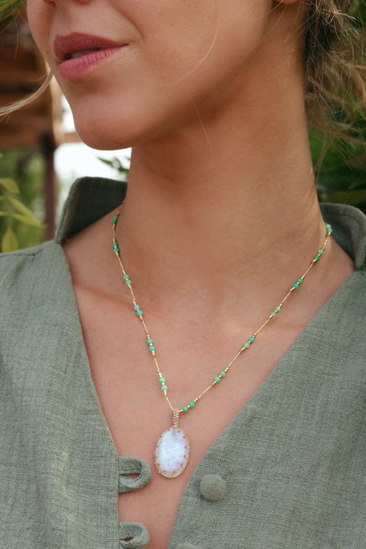 Collar Jaipur Moonstone