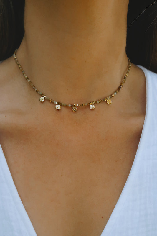 Collar Bonheur Tsavorita