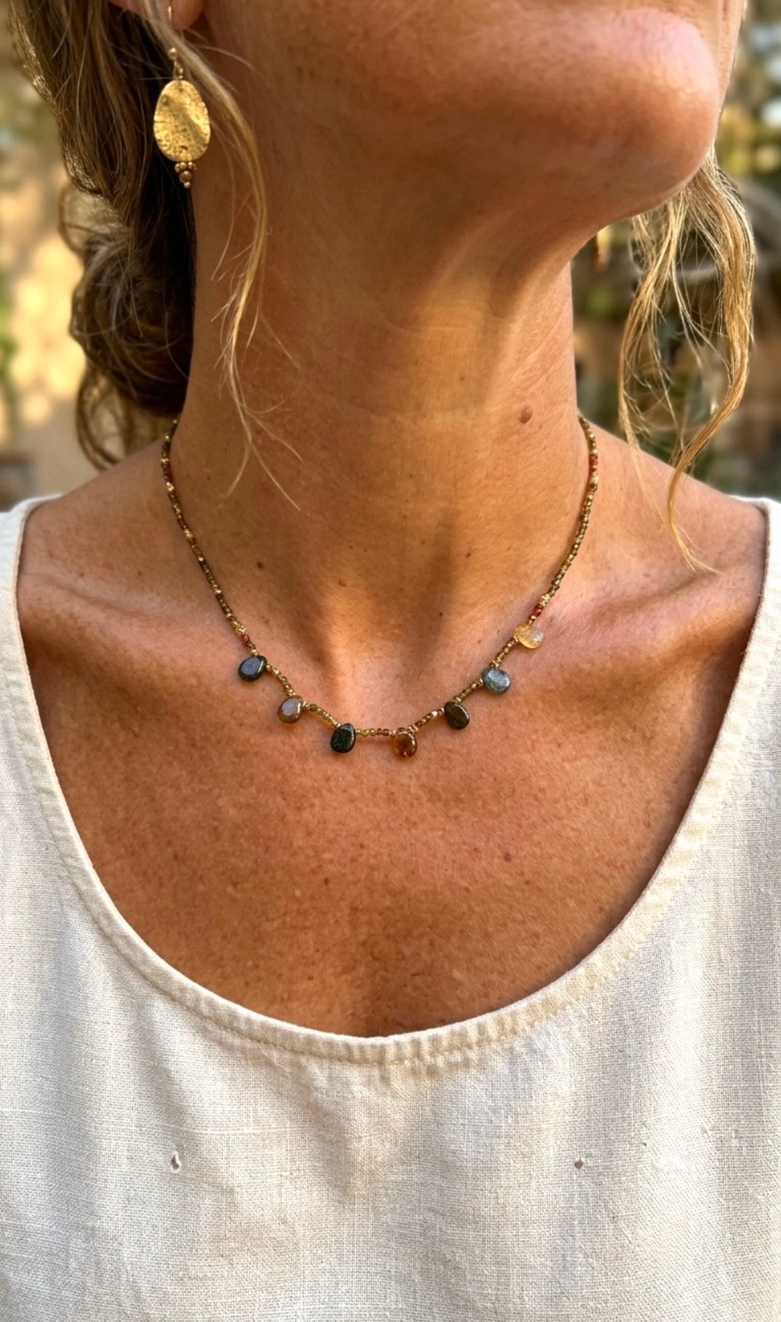 Collar Lorenza Multi Piedras