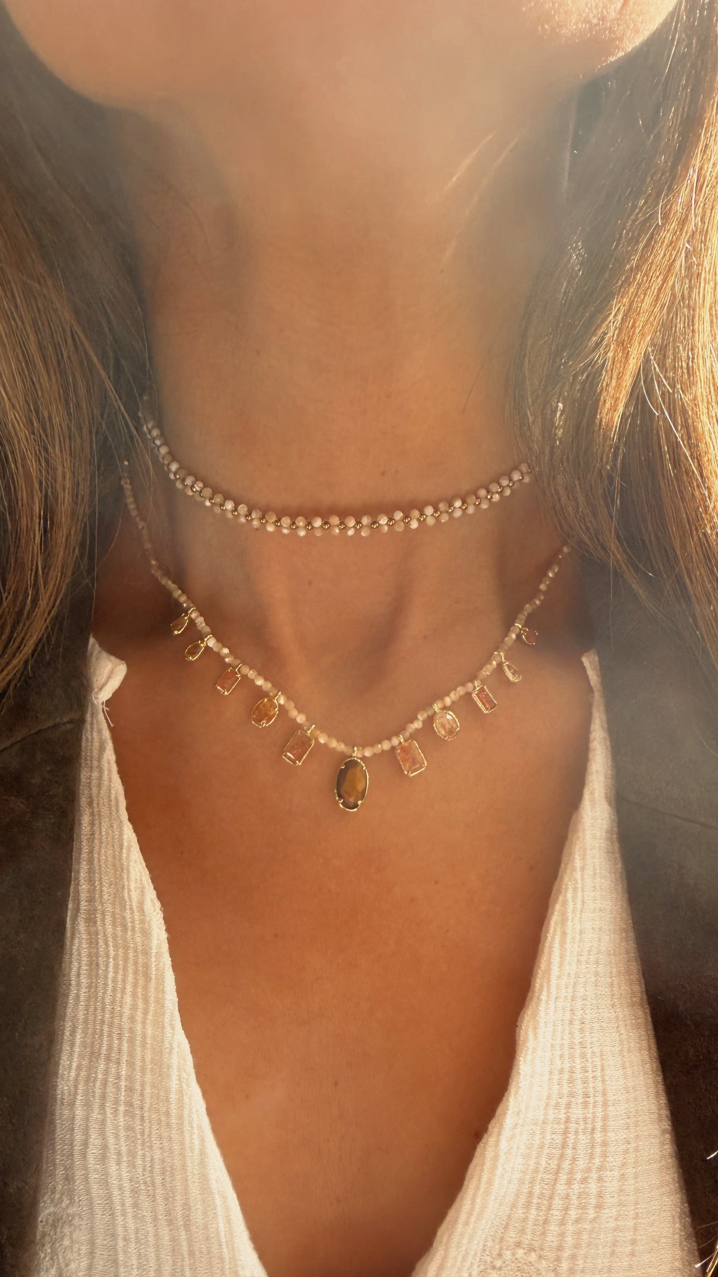Collar Niza Ojo de Tigre