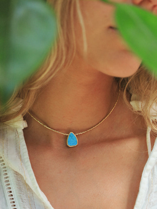 Collar Gaia Turquesa