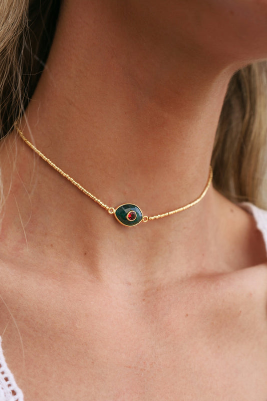 Choker Paris Raíz de Esmeralda