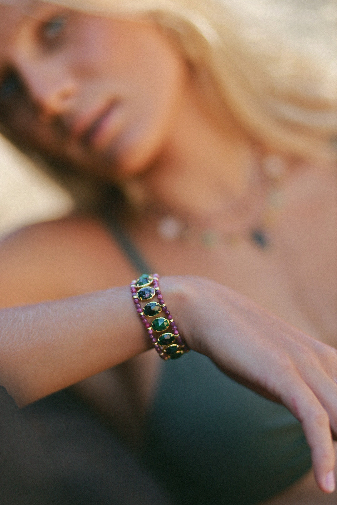 Pulsera Kaya Turquesa Africana