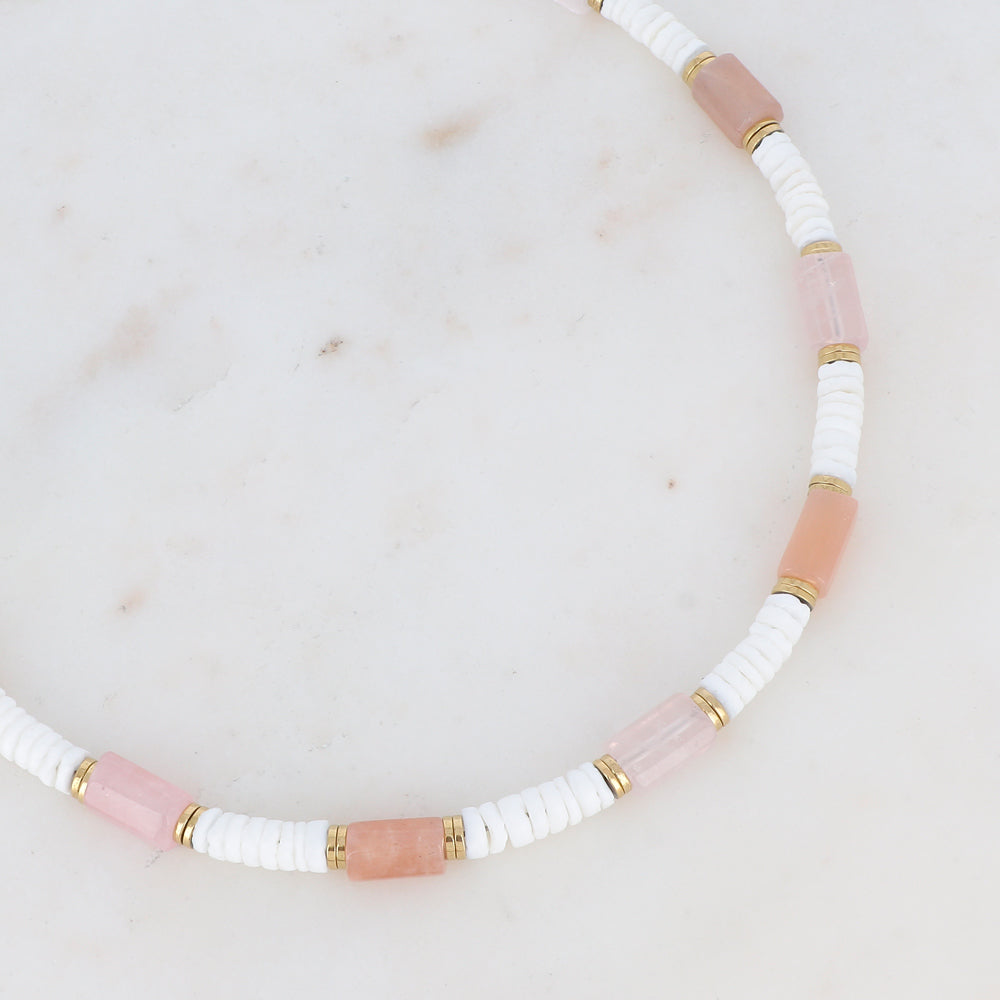 COLLAR NOLA CUARZO ROSADO