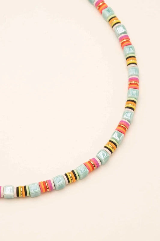 COLLAR AÉLIS MULTICOLOR GOLD